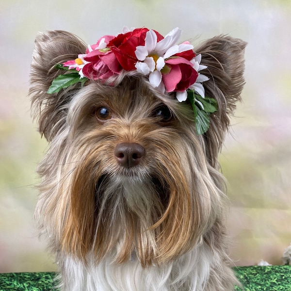 Adjustable Flower headband /crown perfect for Woofstock, summer and more!