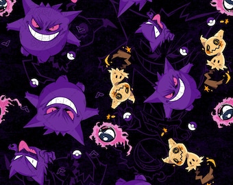 Terror Doodle Seamless Pattern Cream – Sublimering, Tyg, Scrapbooking (Digital Nedladdning)