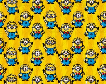Motivo senza soluzione di continuità giallo "Bad" PNG - File per sublimazione - Download digitale