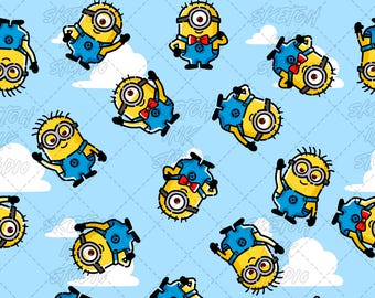 Motivo senza soluzione di continuità giallo "Bad" PNG - File per sublimazione - Download digitale