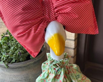 Traje de ganso de porche