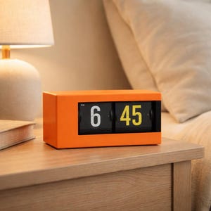 Vintage Flip Clock Digital Alarm Clock Minimalist Desk Decor Retro Bedside Gift