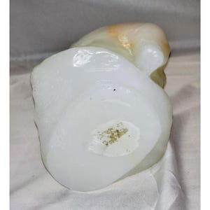 5.28lb Natural Onyx Vetro Quartz Hand Carved Death Skull Healing~Skeletor MOTU image 8