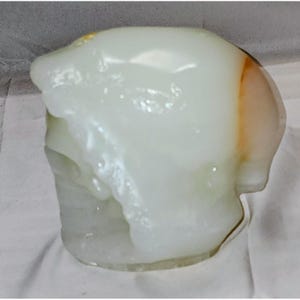 5.28lb Natural Onyx Vetro Quartz Hand Carved Death Skull Healing~Skeletor MOTU image 3