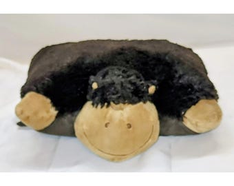 My Pillow Pets Pee Wees 11" Black & Brown Monkey Plush Child's Toy
