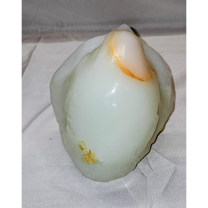 5.28lb Natural Onyx Vetro Quartz Hand Carved Death Skull Healing~Skeletor MOTU image 7