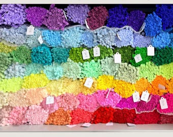 50 st 8 mm Super Dence piprensare 30 cm, DIY-blomtillverkningsmaterial Chenille-stjälk 104 färger tillgängliga