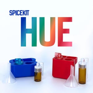 SpiceKit Hue | Colorful 3D Printed Portable Spice Kit for Camping, Travel & On-the-Go