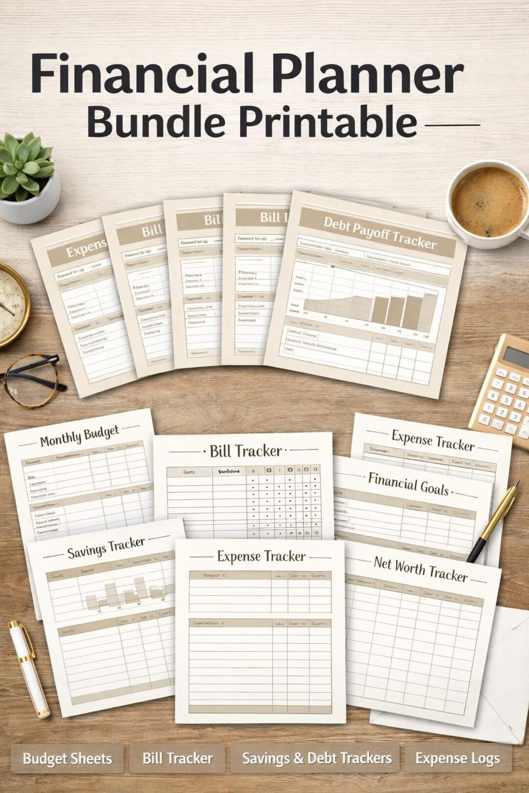 Financial Printable Guide.pdf Financial Planner Printable - PDF Instant Download - Etsy