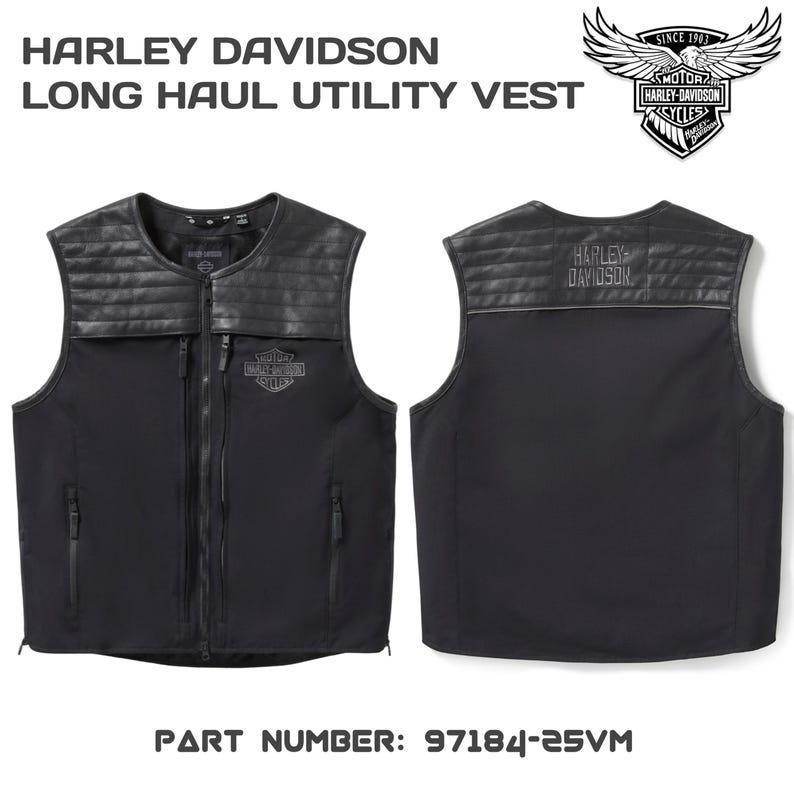 Harley Davidson Leather Vest Women - Etsy