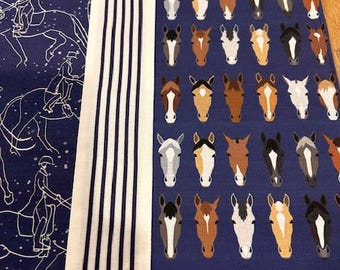 Kentucky Derby, Runner da tavolo con stampa di cavalli, Decorazioni per la casa equestri, Decorazioni per la cucina OOAK