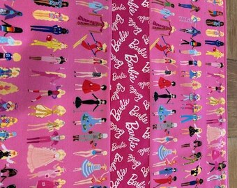 Barbie Table Runner, Birthday Party Decor, Americana, 14x46
