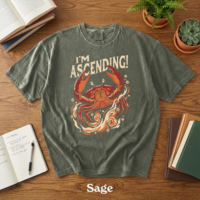 Je progresse ! Raul le crabe | Dungeon Crawler Carl Fan art t-shirt | Cadeau livresques LitRPG | Vêtements Princess Donut & Carl Enthusiast image 7
