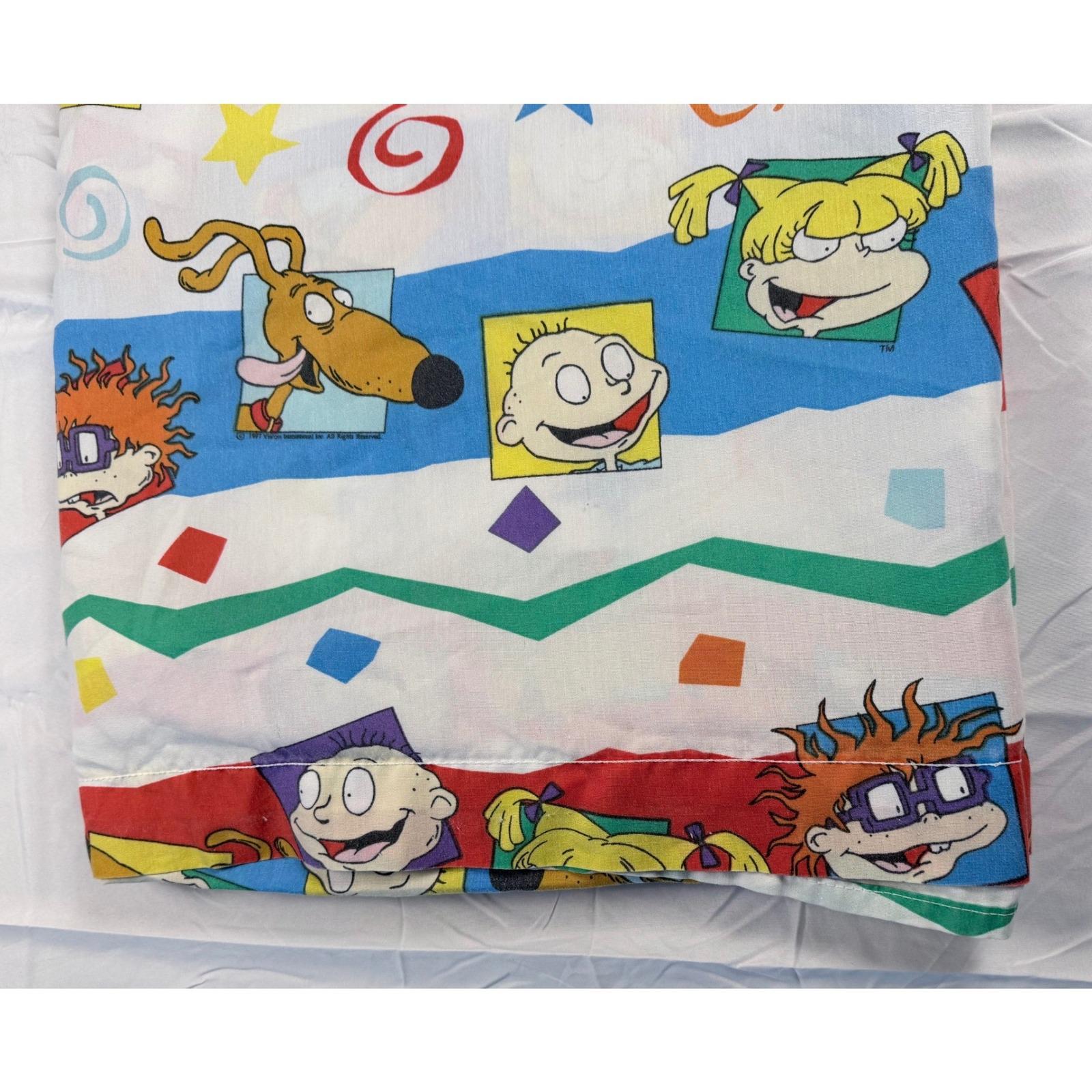 Vintage Nickelodeon Rugrats Flat Twin Bed Sheet SPRINGS 1997 - Etsy ...