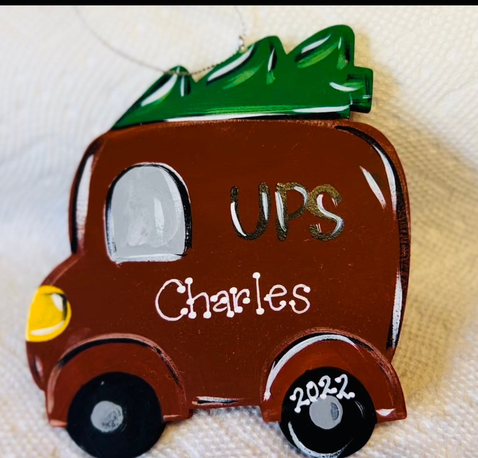 Ups Truck Christmas Ornament 