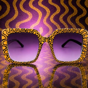 Snake Frame Glasses - Etsy display picture 3