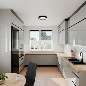 Kitchen 360 Rendering | Virtual Tour for Remodel Planning | Custom 3D Design