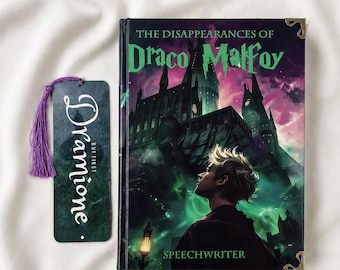 The Disappearances of Draco Malfoy Book, A Dark, Intriguing Dramione Fanfiction Novel, Hardcover Special Books | Fantasy Mystery Bookshelf
