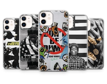 ASAP Rocky Phone Case Rapper Cover for iPhone 17, 17Pro, 16e, 15, 14, 13, 12, Samsung S25, S24, S23, A56, A36, A16, Pixel 10, 10Pro, 9A