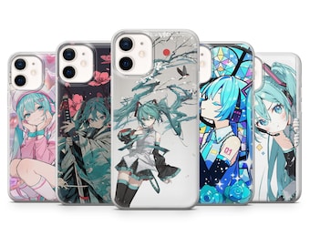 Hatsune Miku Phone Case Anime Cover for iPhone 17, 17Pro, 16e, 15, 14, 13, 12, Samsung S25, S24, S23, A56, A36, A16, Pixel 10, 10Pro, 9A