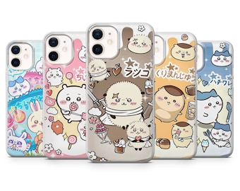 Chiikawa Phone Case Cute Kawaii Cover for iPhone 17, 17Pro, 16e, 15, 14, 13, 12, Samsung S25, S24, S23, A56, A36, A16, Pixel 10, 10Pro, 9A