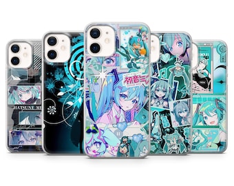 Hatsune Miku Phone Case Anime Cover for iPhone 17, 17Pro, 16e, 15, 14, 13, 12, Samsung S25, S24, S23, A56, A36, A16, Pixel 10, 10Pro, 9A