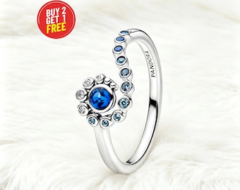 Anillo de plata de ley con diseño de Moana y olas del océano de Disney. Regalo personalizado. Joyería de regalo para ella.