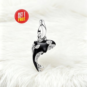 Orca Pandora Charm - Etsy
