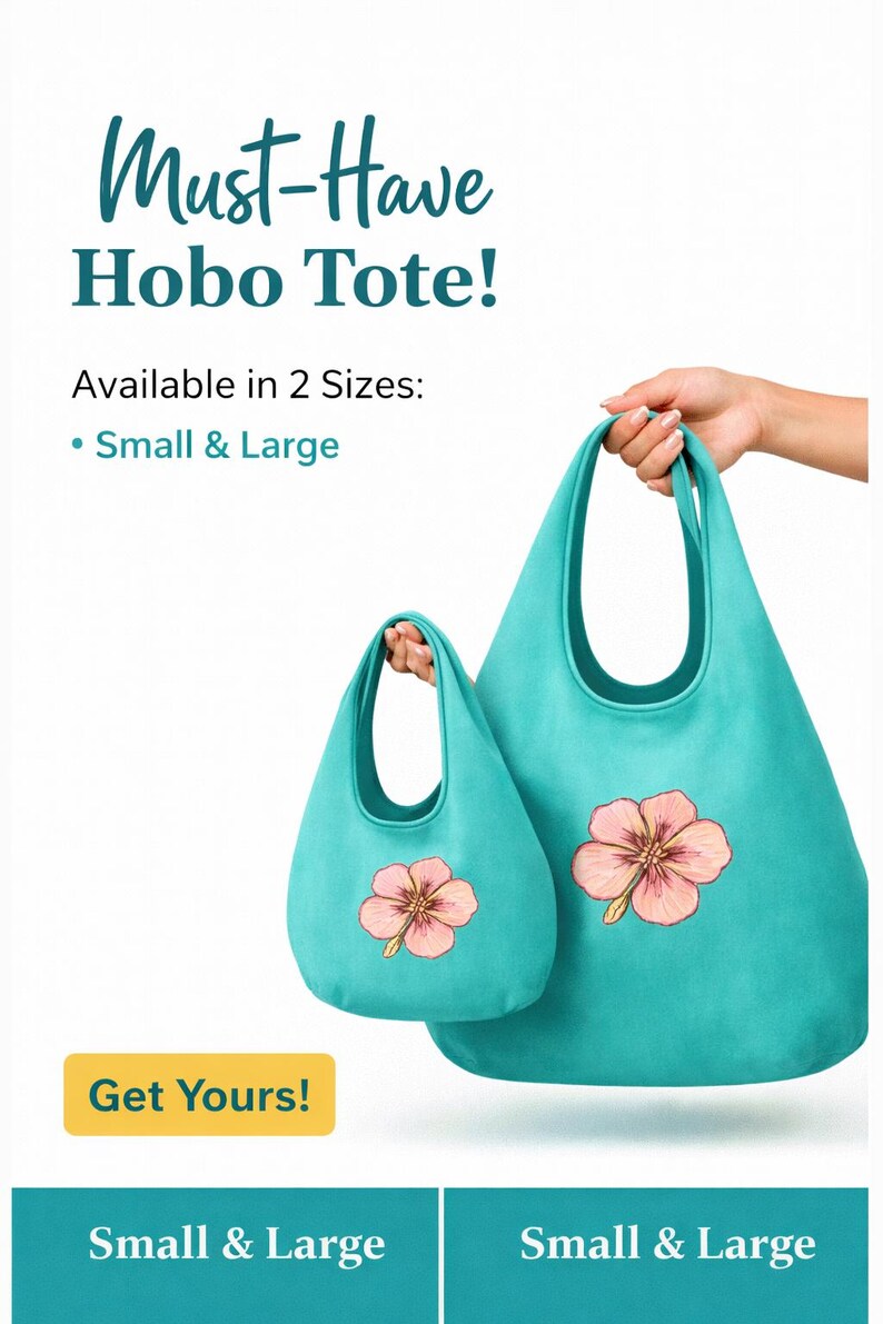 Hobo Bag Sewing Pattern, Slouchy Shoulder Bag, Crescent Tote DIY (PDF ...