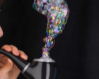 Soplador de burbujas de PLA impreso en 3D, decoración de escritorio novedosa, accesorio para fiestas, regalo divertido para exteriores