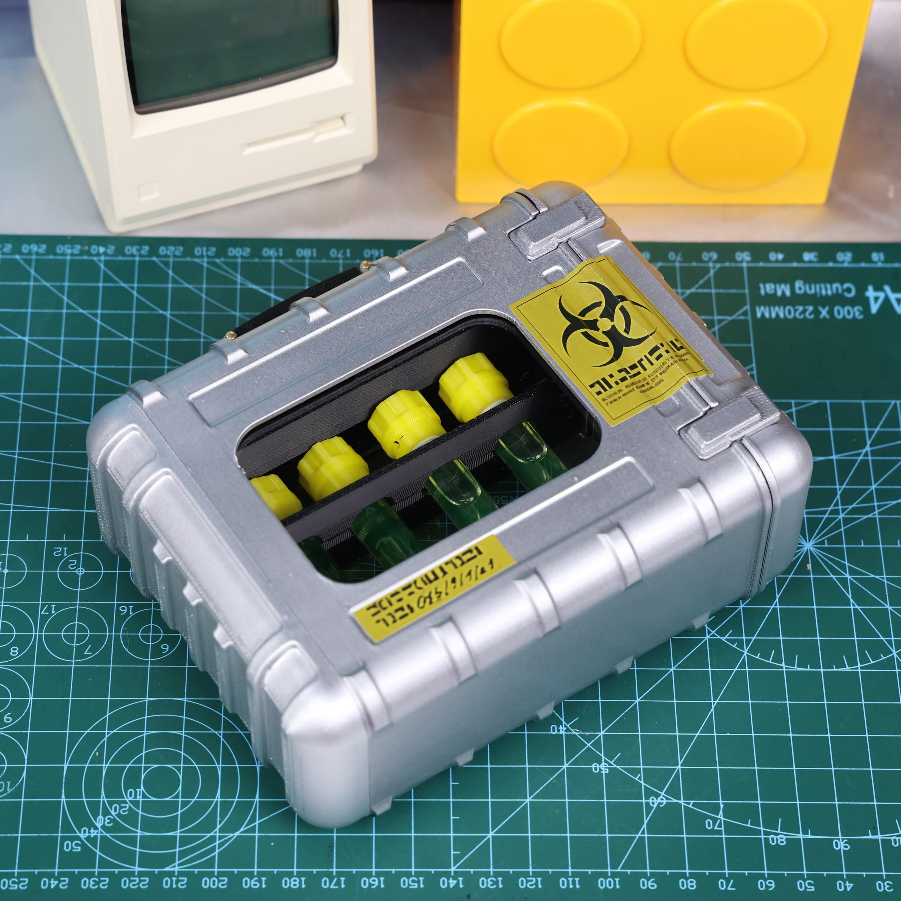 Zombie Virus Reagent Kit Suitcase 3D Printed Collectible Gaming ...