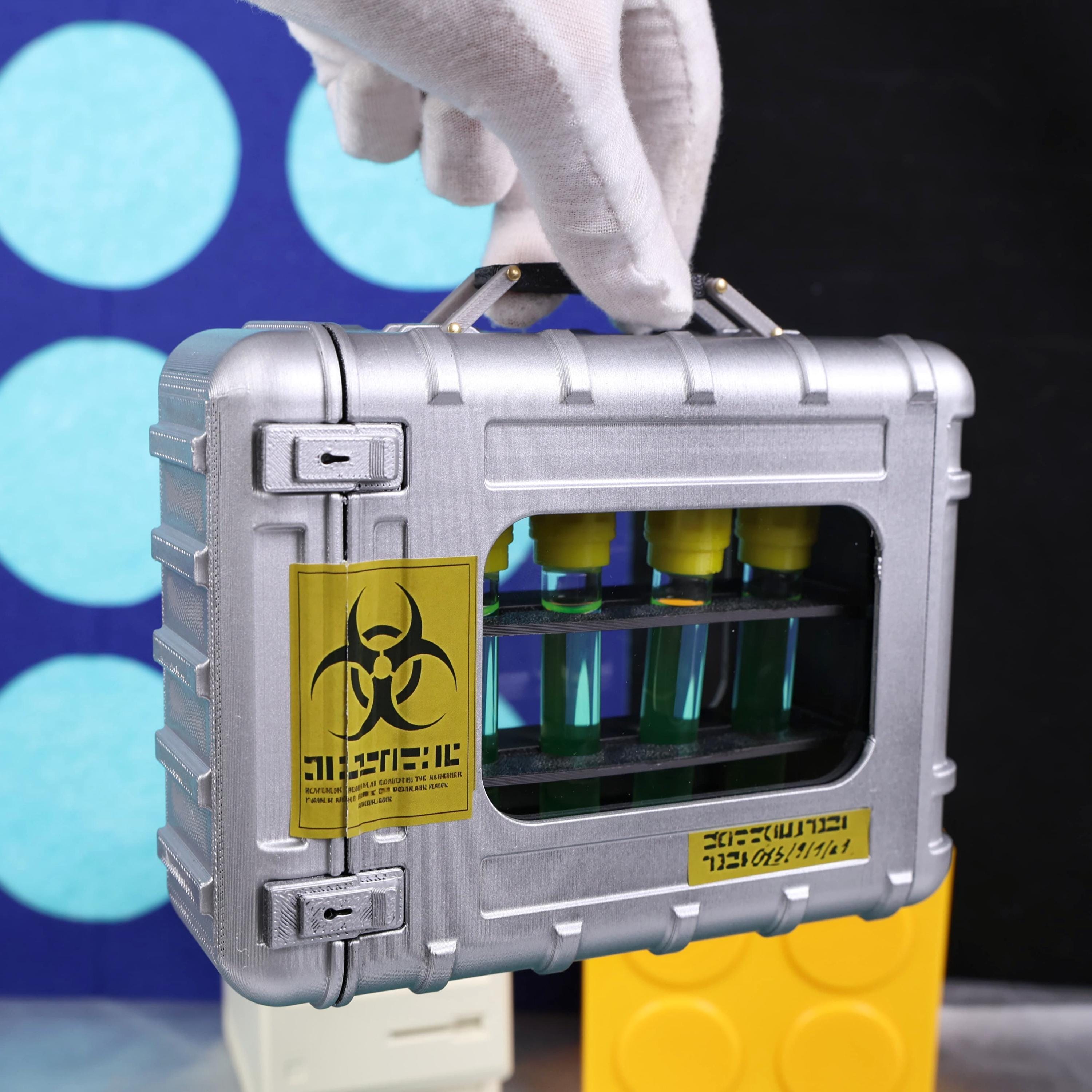 Zombie Virus Reagent Kit Suitcase 3D Printed Collectible Gaming ...