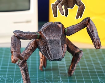 Figura alienígena articulada impresa en 3D, pintada a mano en PLA, ideal para coleccionistas de ciencia ficción, decoración de escritorio y regalo.