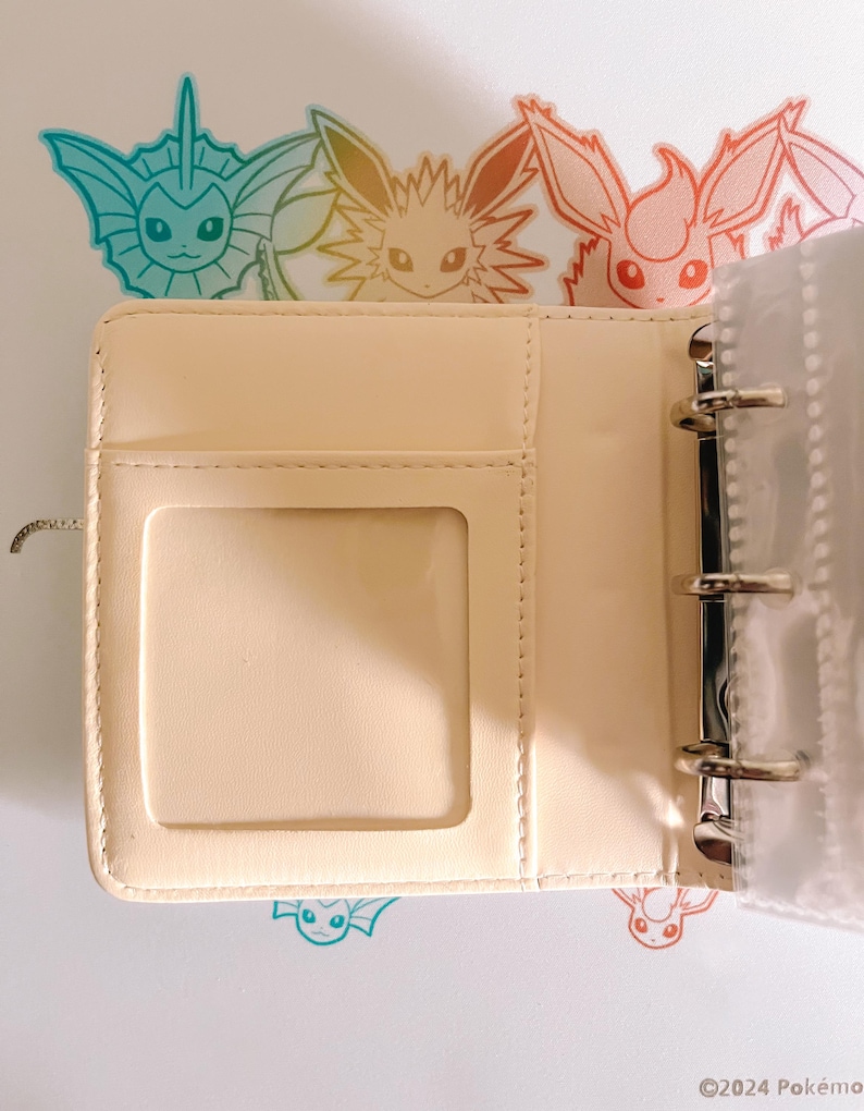 Mini Binder Pokémon Custom - Custom Pokemon Binder • TCG Card Binder • Personalized Mini Binder • Cute Aesthetic Album • Handmade Gift image 12
