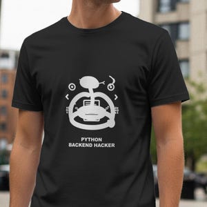 Python Backend Hacker / Programmer Shirt / Coding Gift / Developer Tee / Software Engineer