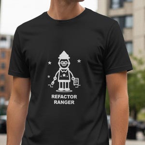 T-shirt Refactor Ranger / Programmeur / T-shirt de codage / Cadeau pour développeur / Vêtements pour ingénieurs logiciels