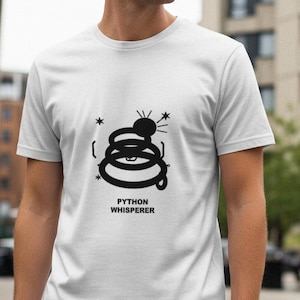 Python Whisperer / Programmer Shirt / Coding Gift / Developer Tee / Software Engineer