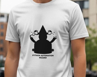 Python Automation Wizard / Programmer Shirt / Coding Gift / Developer Tee / Software Engineer Apparel