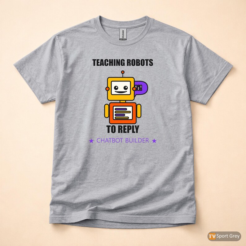 Chatbot Builder / AI Developer / Programmer T-Shirt / Funny Coder Gift image 8