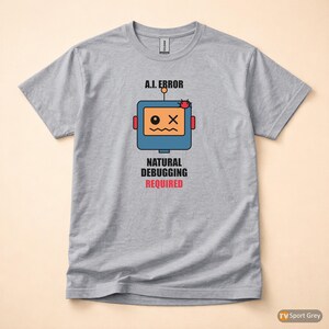 Artificial Intelligence / AI Developer / Programmer Humor T-Shirt image 8