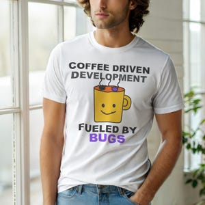 Coffee Driven Development / Programmer T-Shirt / Developer Humor Tee