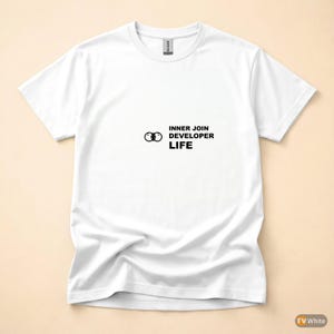 INNER JOIN Życie programisty / Koszulka programisty / Koszulka do kodowania / Prezent dla inżyniera oprogramowania / Odzież dla geeków