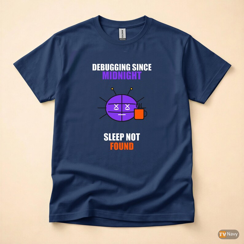 Debugging Since Midnight / Programmer Humor / Developer Coder / Tech T-Shirt image 4