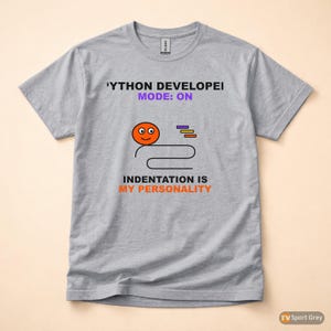Python Developer Fashion / Funny Programmer T-Shirt / Coding Humor Tee image 8