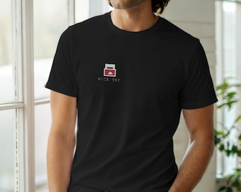 アクセス拒否 / サイバーセキュリティ開発者 / レトロテックTシャツ / プログラマーTシャツ