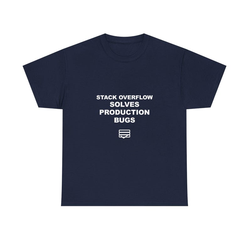 Stack Overflow resuelve errores de producción / Camiseta de programador / Camiseta de desarrollador / Regalo para ingeniero de software / Ropa para programadores imagen 10