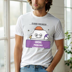 Cloud Engineer Cartoon / DevOps Developer / IT Humor T-Shirt image 6