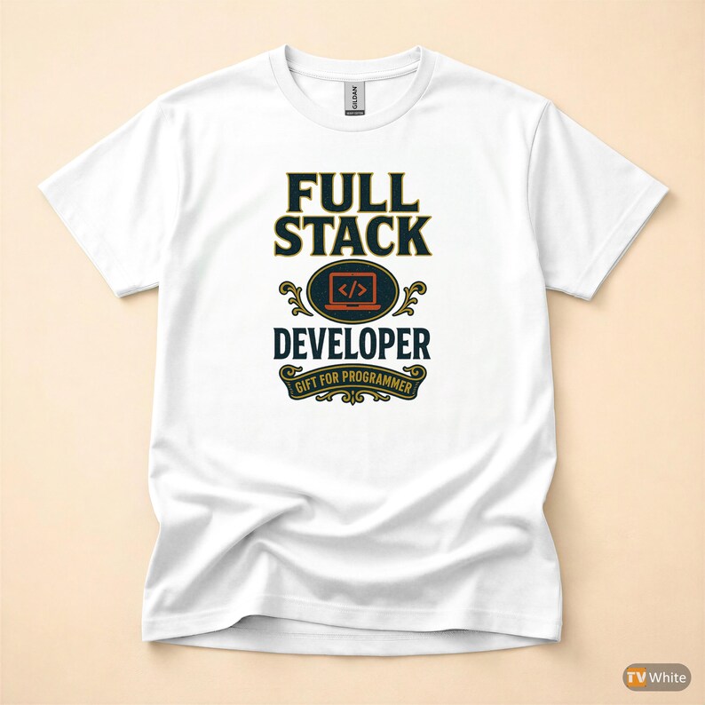 Full Stack Developer / Retro Graphic / Programmer T-Shirt / Coder Gift image 7