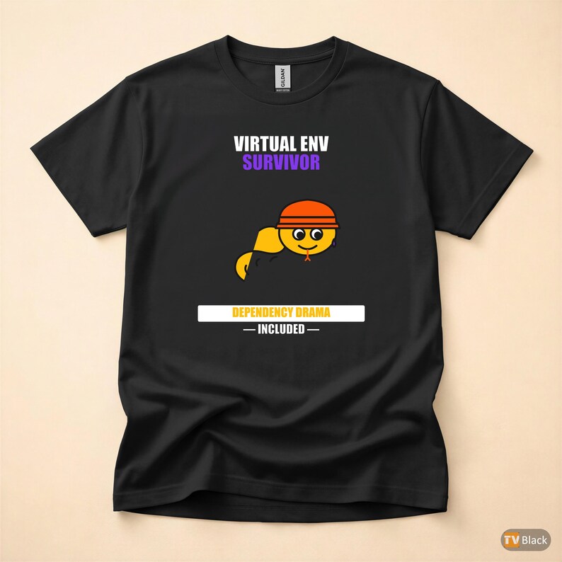 Python Developer / Virtual Env Survivor / Backend Coder / Programmer Humor Tee image 3