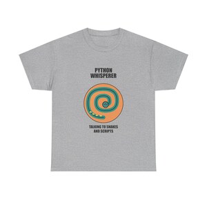 Python-Flüsterer-T-Shirt / Programmierer-T-Shirt / Geschenk für Entwickler und Coder Bild 3